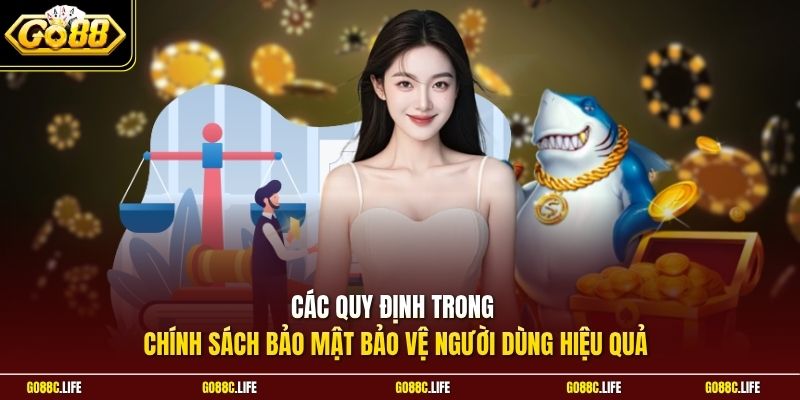 Các quy định trong chính sách bảo mật bảo vệ người dùng hiệu quả