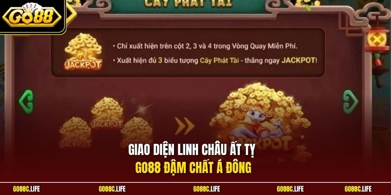 Giao diện Linh Châu Ất Tỵ GO88 đậm chất Á Đông